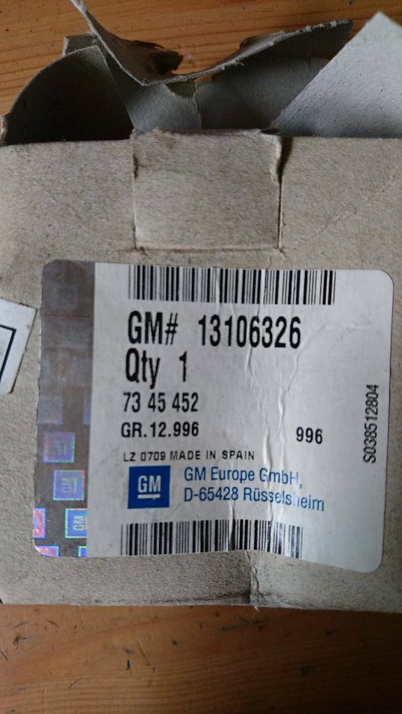 Corsa C Abdeckung Lager Kofferraumabdeckung neu original GM