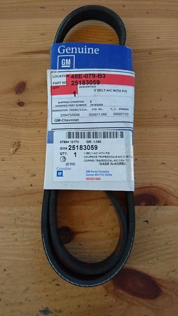 Chevrolet Keilriemen neu original GM