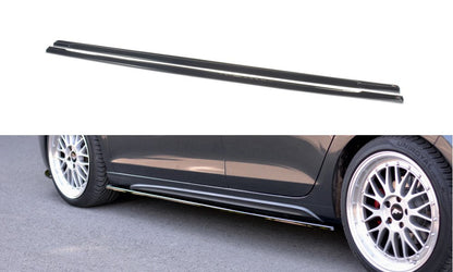 Seitenschweller Ansatz für VW GOLF 6 GTI/ GTD schwarz Hochglanz