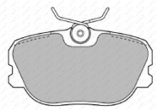 MAPCO Bremsbelagsatz, Scheibenbremse Vorderachse  6449