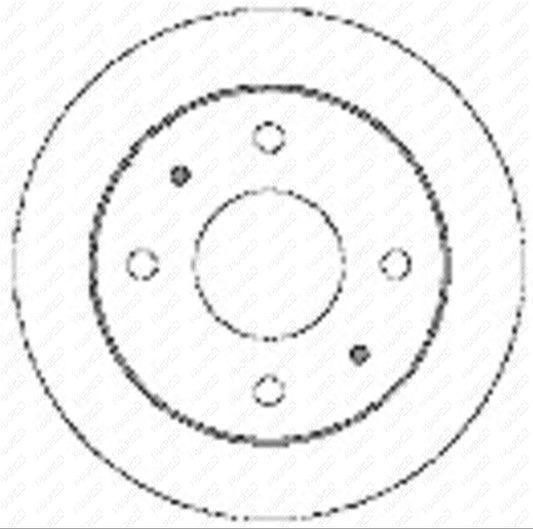 MAPCO Bremsscheibe Vorderachse  15504