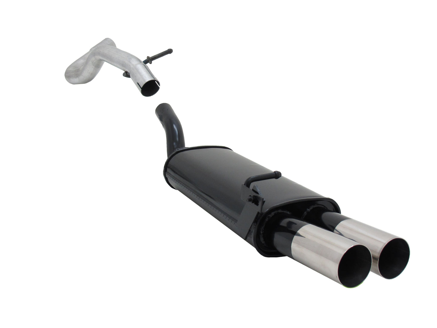 Novus Sportauspuff für Audi A3 / Seat Leon / VW Golf 4 / VW New Beetle 2x76mm RL-Design