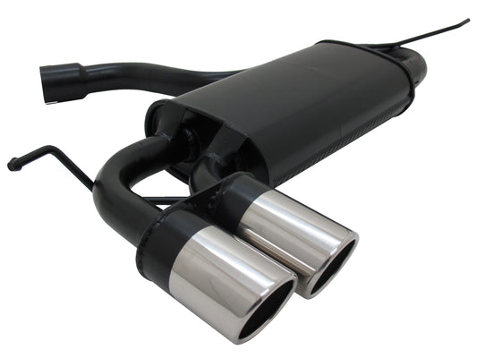 Novus Sportauspuff 2.0TSI für Audi A3 8P / VW Golf 5 GTi / VW Scirocco 2x76mm SR-Design Edelstahl-Endrohr