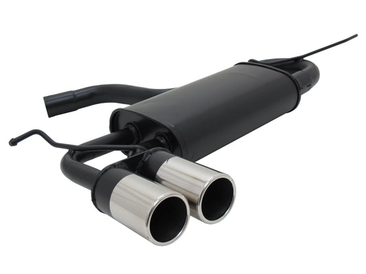 Novus Sportauspuff 2.0TSI für Audi A3 8P / VW Golf 5 GTi / VW Scirocco 2x76mm Edelstahl-Endrohr
