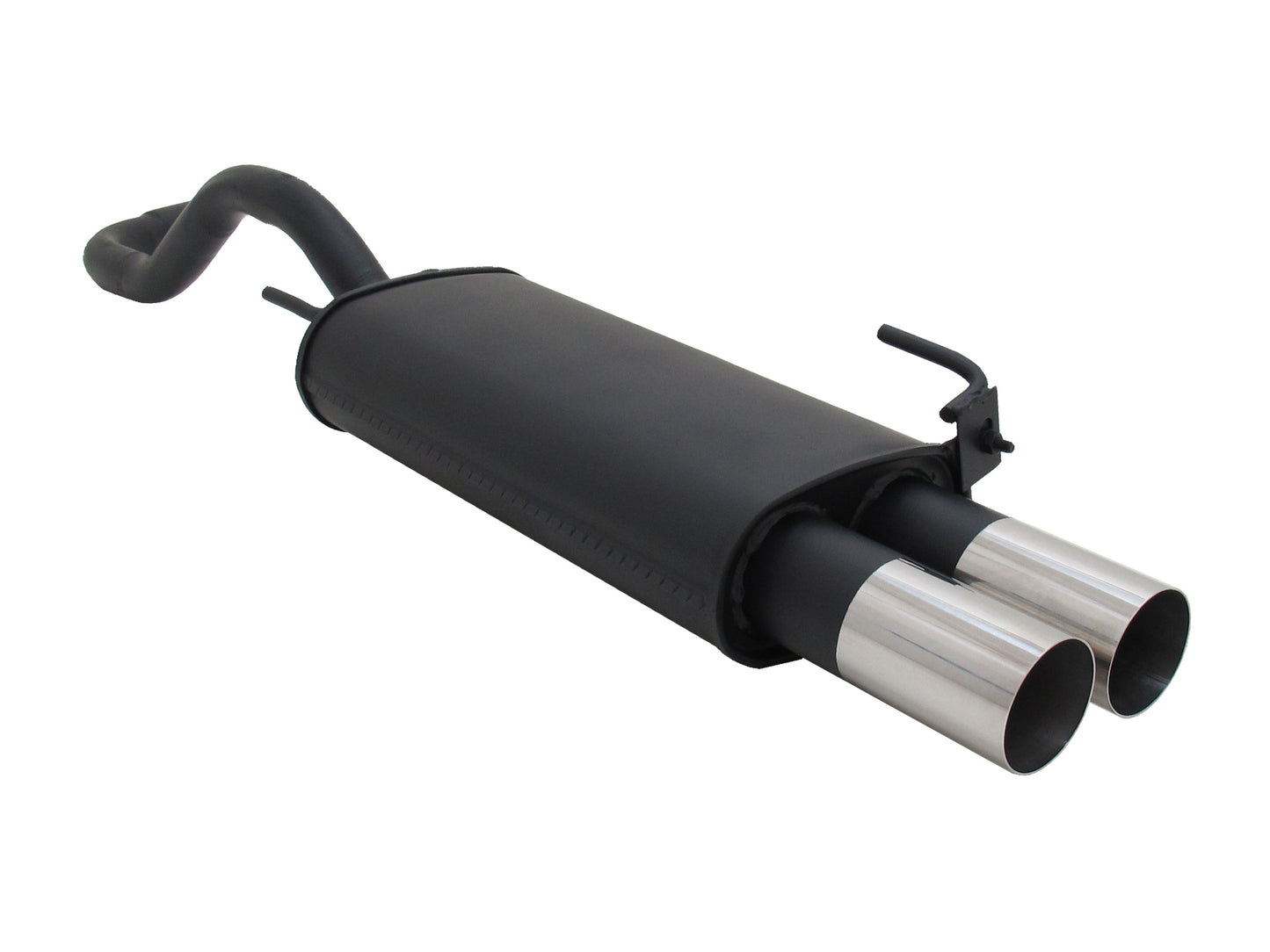 Novus Sportauspuff für VW Polo 4 6N / 6N2 2x76mm RL-Design