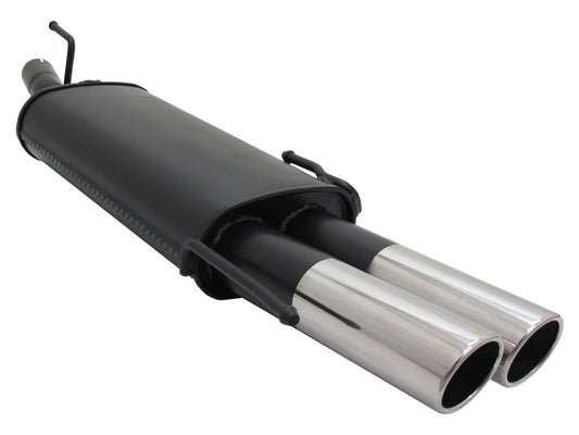 Novus Sportauspuff für Opel Astra F Cabrio 2x76mm SR-Design