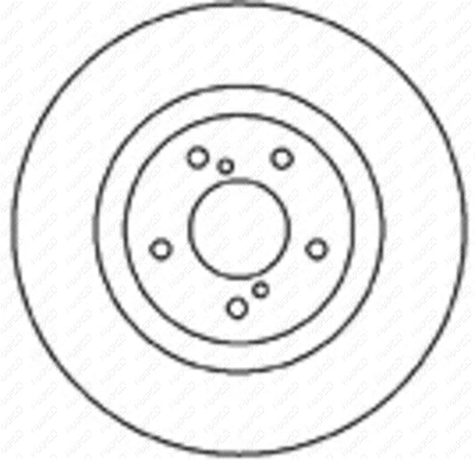 MAPCO Bremsscheibe Vorderachse  25584