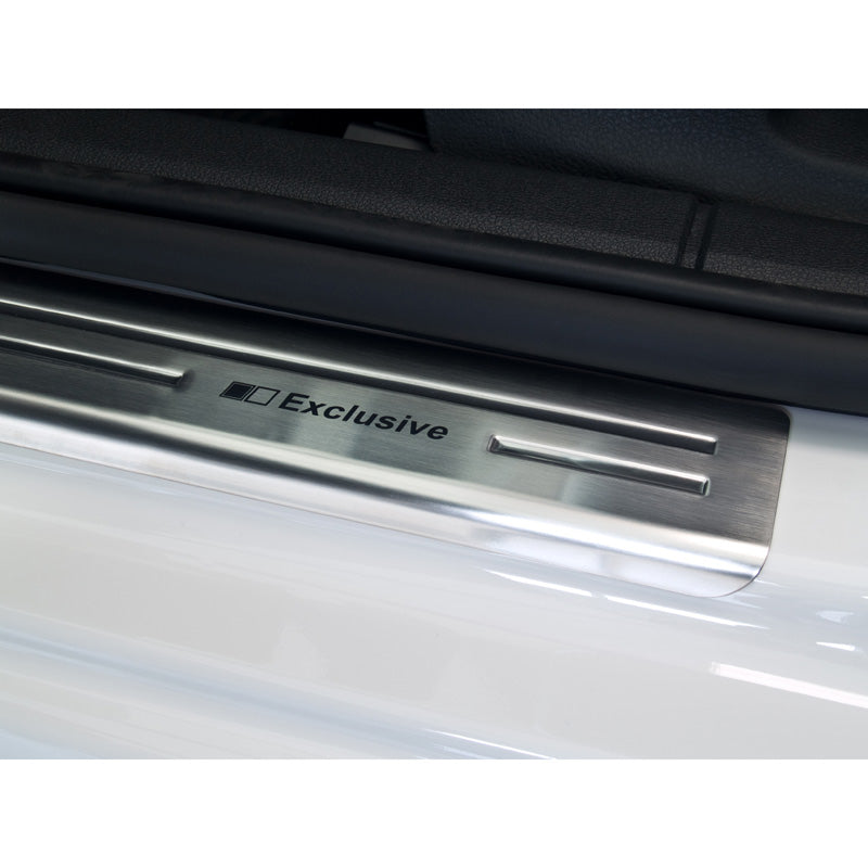 Edelstahl Einstiegsleisten passend für Skoda Octavia III Limousine/Kombi 2013-2017 & 2017-2020 - 'Exclusive' - 4-teilig