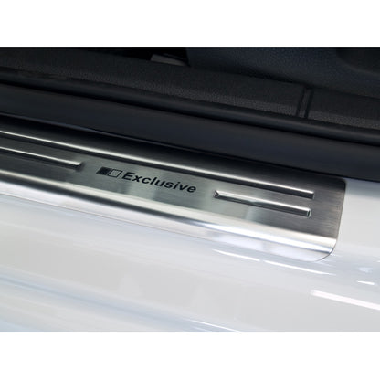 Edelstahl Einstiegsleisten passend für Skoda Octavia III Limousine/Kombi 2013-2017 & 2017-2020 - 'Exclusive' - 4-teilig