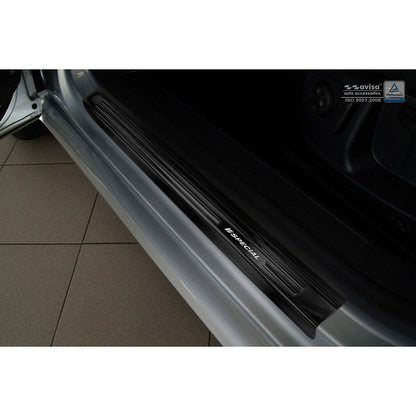 Schwarz Edelstahl Einstiegsleisten passend für Volkswagen Passat 3C 2005-2014 - 'Special Edition' - 4-Teilig
