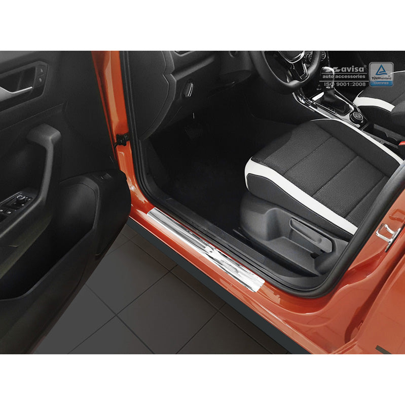 Edelstahl Einstiegsleisten passend für Volkswagen T-Roc 2017-2022 & Facelift 2022- - 'Sportline' - 4-teilig