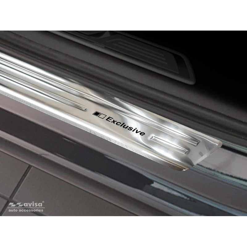 Edelstahl Einstiegsleisten passend für Volkswagen Touareg (CR7) 2018- - 'Exclusive' - 4-teilig