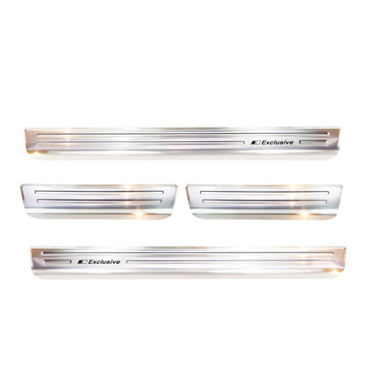 Edelstahl Einstiegsleisten passend für Volkswagen Touareg (CR7) 2018- - 'Exclusive' - 4-teilig