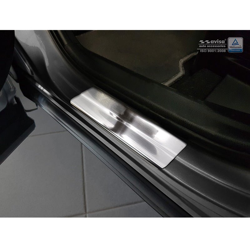 Edelstahl Einstiegsleisten passend für Toyota C-HR 2016-2019 & Facelift 2019- & RAV4 IV FL 2016-2018 & Lexus NX 2014-2021 - 'Hybrid' - 4-teilig