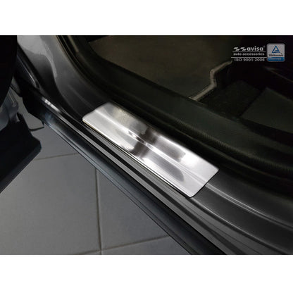 Edelstahl Einstiegsleisten passend für Toyota C-HR 2016-2019 & Facelift 2019- & RAV4 IV FL 2016-2018 & Lexus NX 2014-2021 - 'Hybrid' - 4-teilig