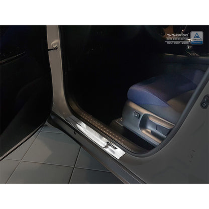 Edelstahl Einstiegsleisten passend für Toyota C-HR 2016-2019 & Facelift 2019- & RAV4 IV FL 2016-2018 & Lexus NX 2014-2021 - 'Exclusive' - 4-teilig