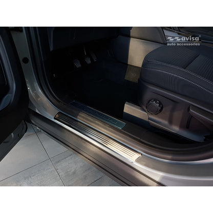 Edelstahl Einstiegsleisten passend für Ford Kuga III 2019- 'Lines' - 4-Teilig