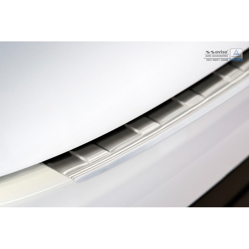 Edelstahl Heckstoßstangenschutz passend für Jaguar F-Pace 2016-2020 & FL 2020- 'Ribs'