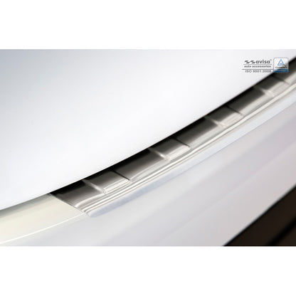 Edelstahl Heckstoßstangenschutz passend für Jaguar F-Pace 2016-2020 & FL 2020- 'Ribs'