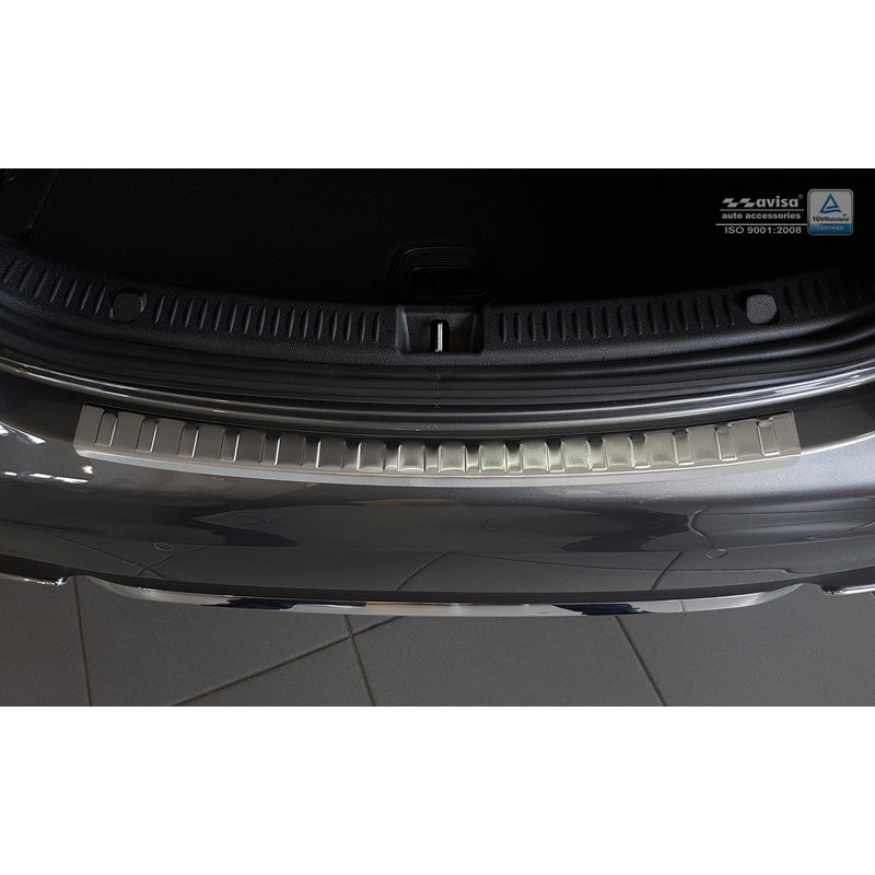 Edelstahl Heckstoßstangenschutz passend für Mercedes E-Klasse W213 Limousine 2016-2020 & FL 2020- 'Ribs'