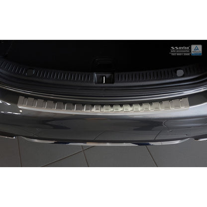 Edelstahl Heckstoßstangenschutz passend für Mercedes E-Klasse W213 Limousine 2016-2020 & FL 2020- 'Ribs'