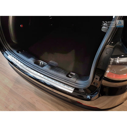 Edelstahl Heckstoßstangenschutz passend für Jeep Compass 2017- 'Ribs'