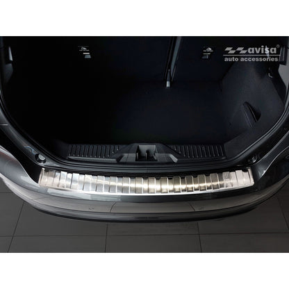 Edelstahl Heckstoßstangenschutz passend für Ford Fiësta MK8 2017- 'Ribs'