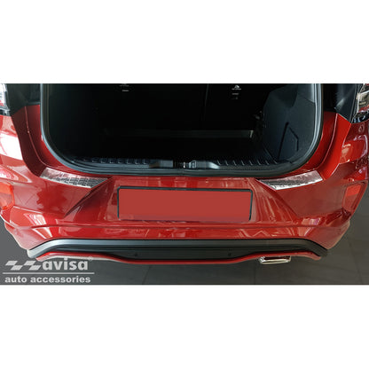Edelstahl Heckstoßstangenschutz passend für Ford Puma 2019- 'Ribs' (2-teilig)