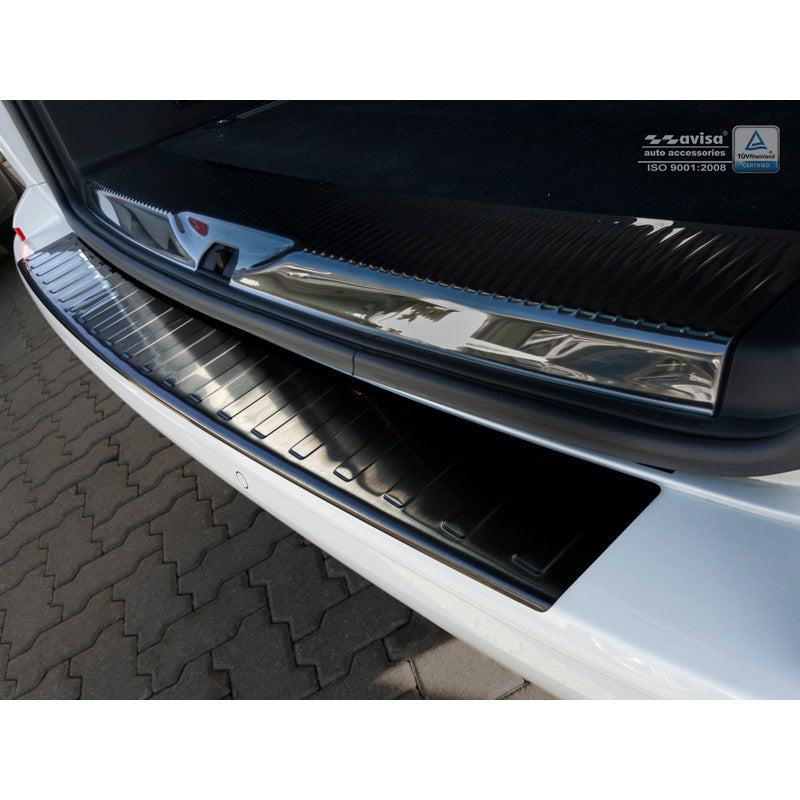 Schwarz Edelstahl Heckstoßstangenschutz passend für Volkswagen Transpo –  Oldtimer Thimm
