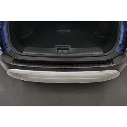Schwarz Edelstahl Heckstoßstangenschutz passend für Nissan X-Trail IV (T33) 2021- 'Ribs'
