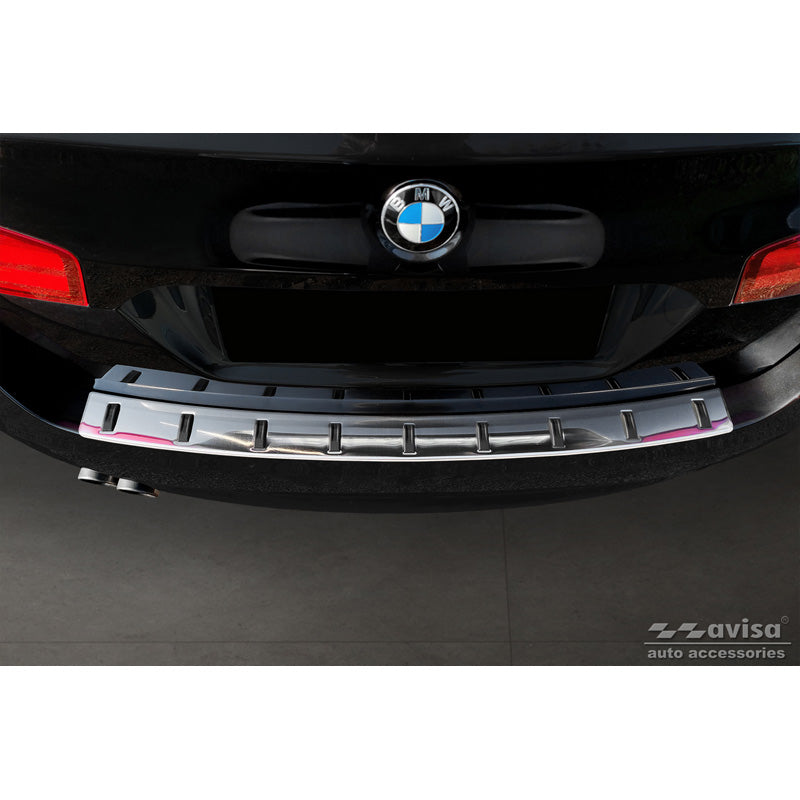 Edelstahl Heckstoßstangenschutz passend für BMW 5er (F11) Touring 2011-2013 & Facelift 2013-2017 'STRONG EDITION'