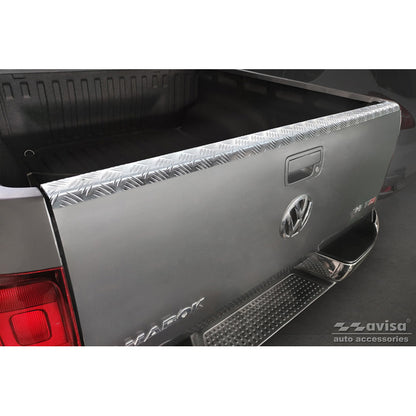 Aluminium Pickup Heckklappenschutz passend für Volkswagen Amarok 2010- Silber