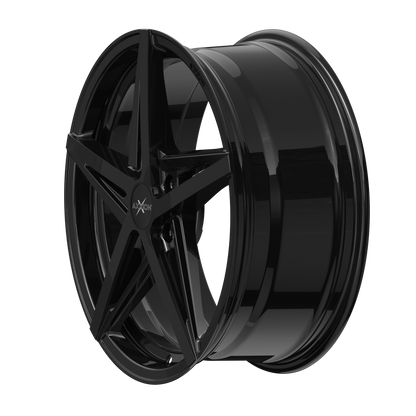 AXXION Felge AX10 Schwarz glänzend lackiert