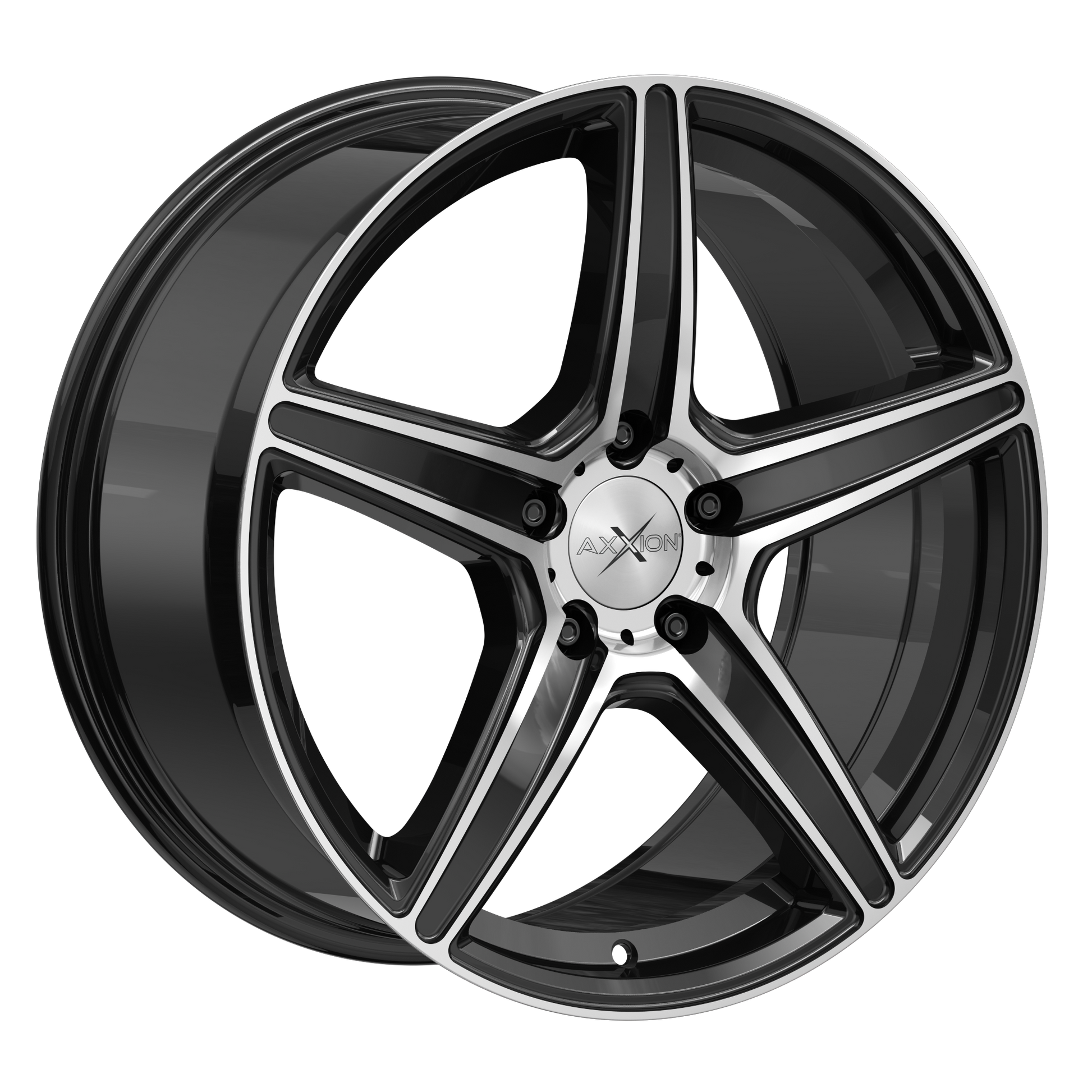 AXXION Felge AX7 Schwarz Hochglanzpoliert