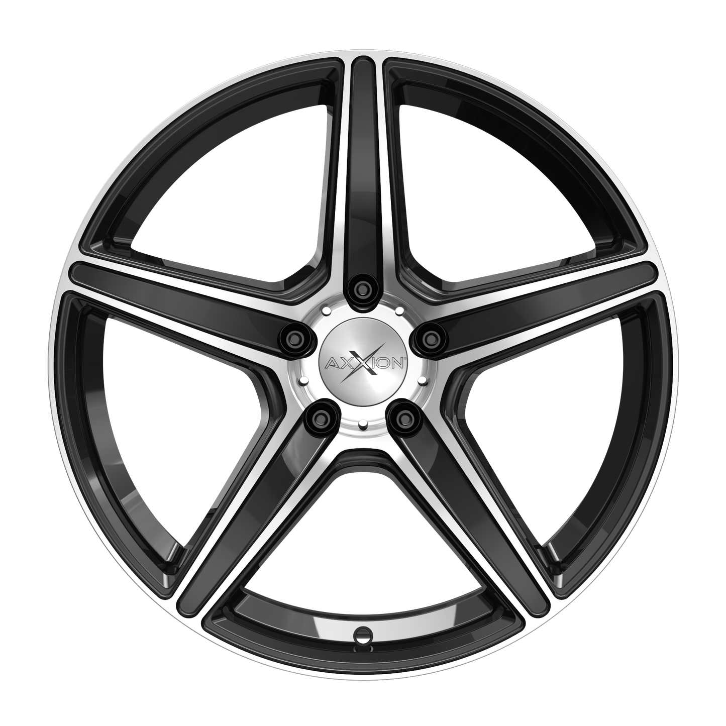 AXXION Felge AX7 Schwarz Hochglanzpoliert