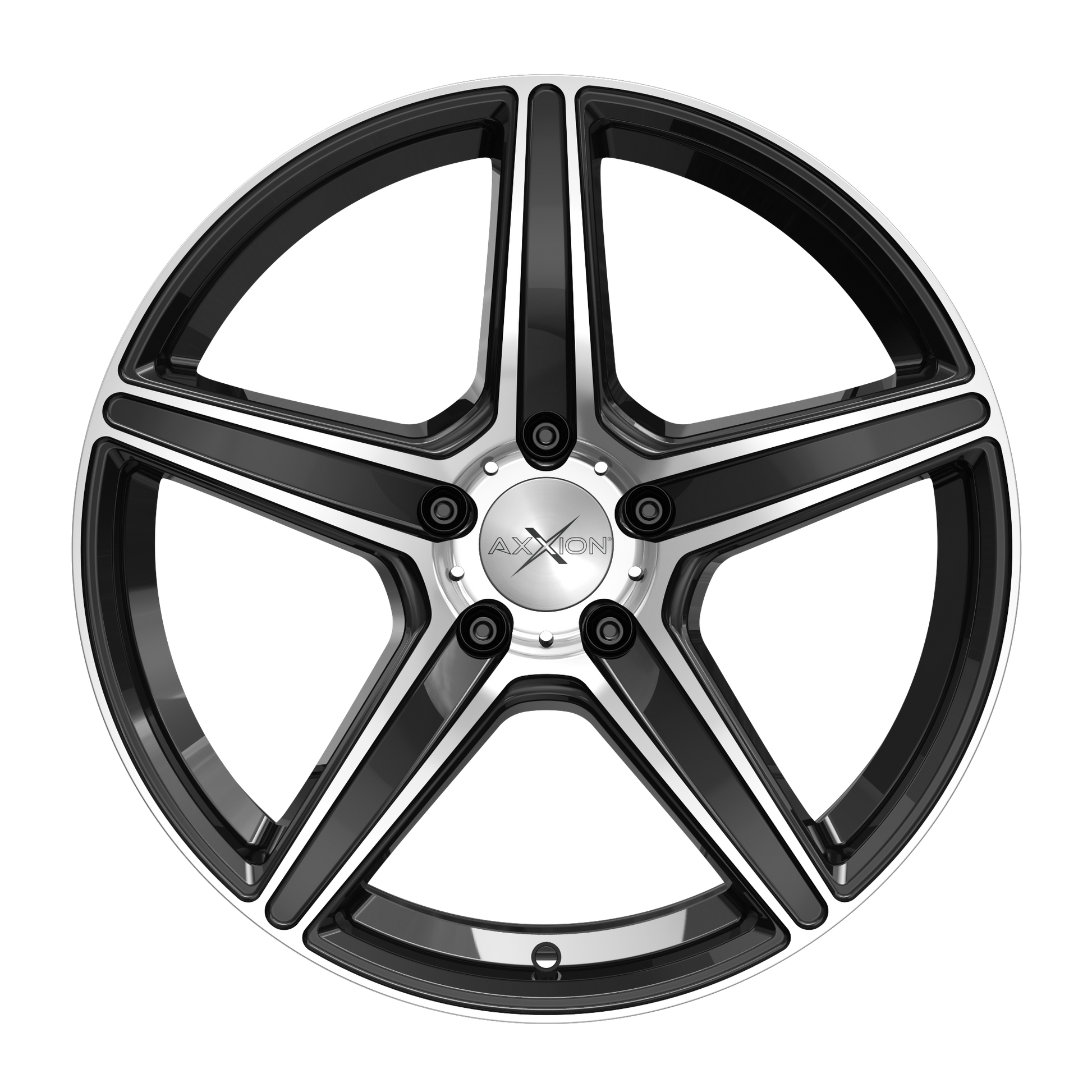 AXXION Felge AX7 Schwarz Hochglanzpoliert