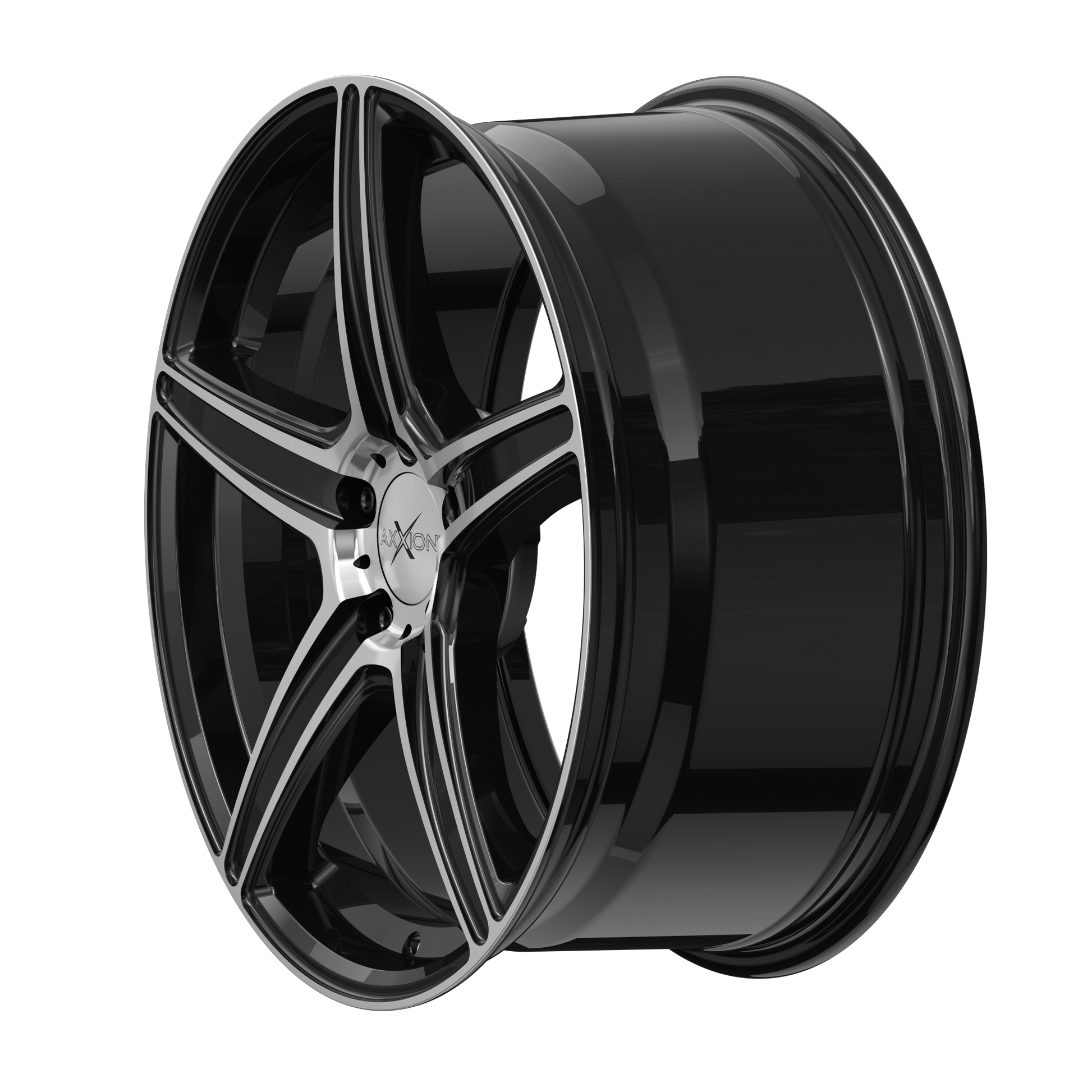 AXXION Felge AX7 Schwarz Hochglanzpoliert