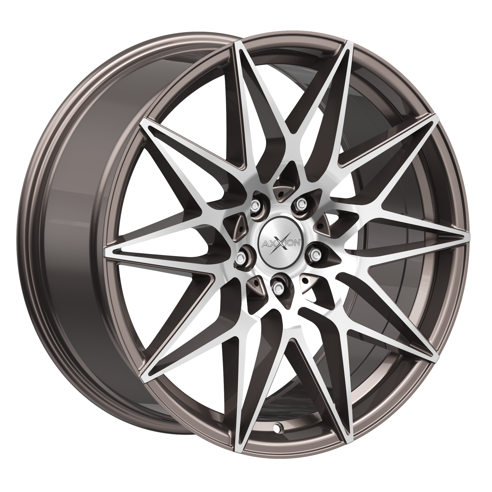 AXXION Felge AX9 Platin Grau Hochglanzpoliert