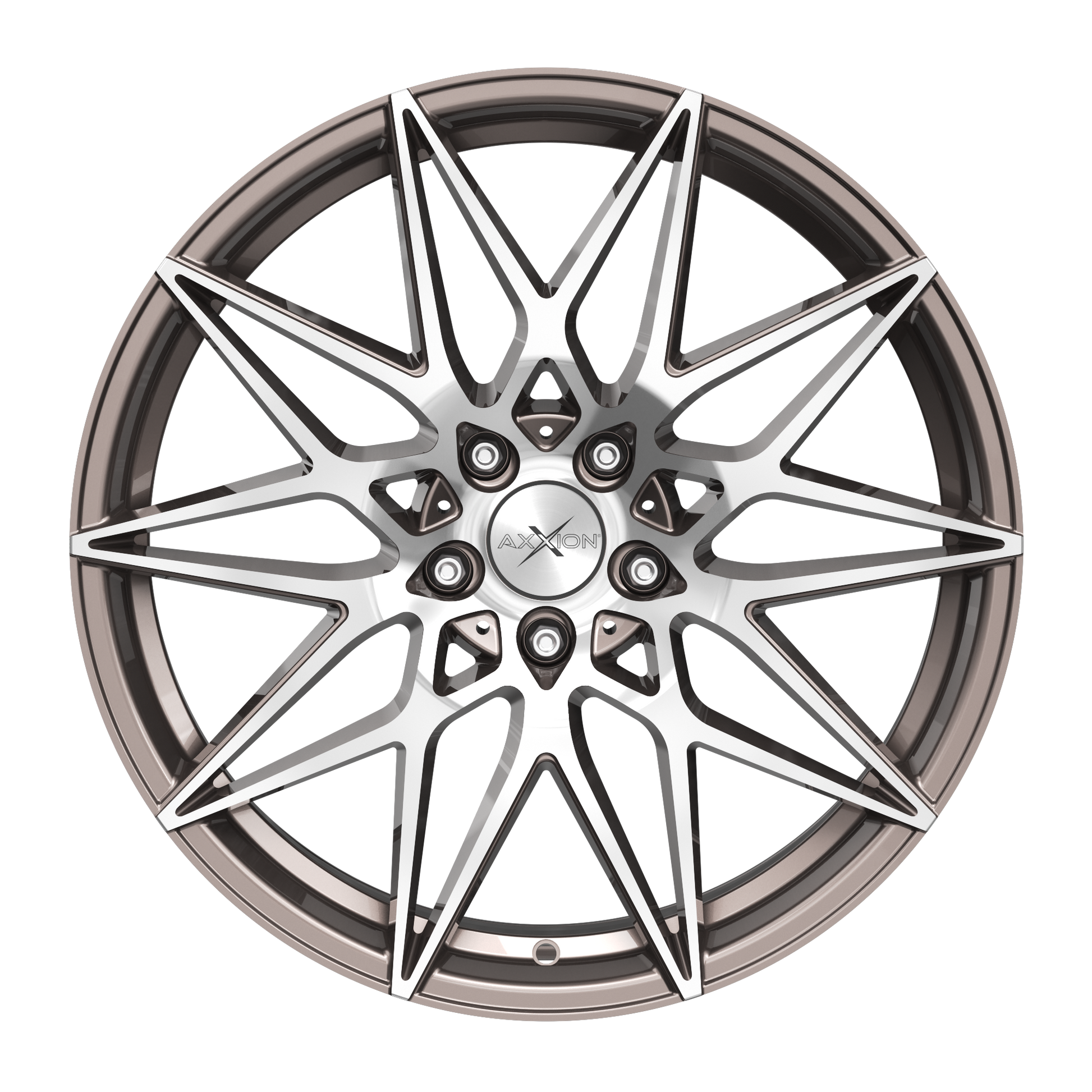 AXXION Felge AX9 Platin Grau Hochglanzpoliert