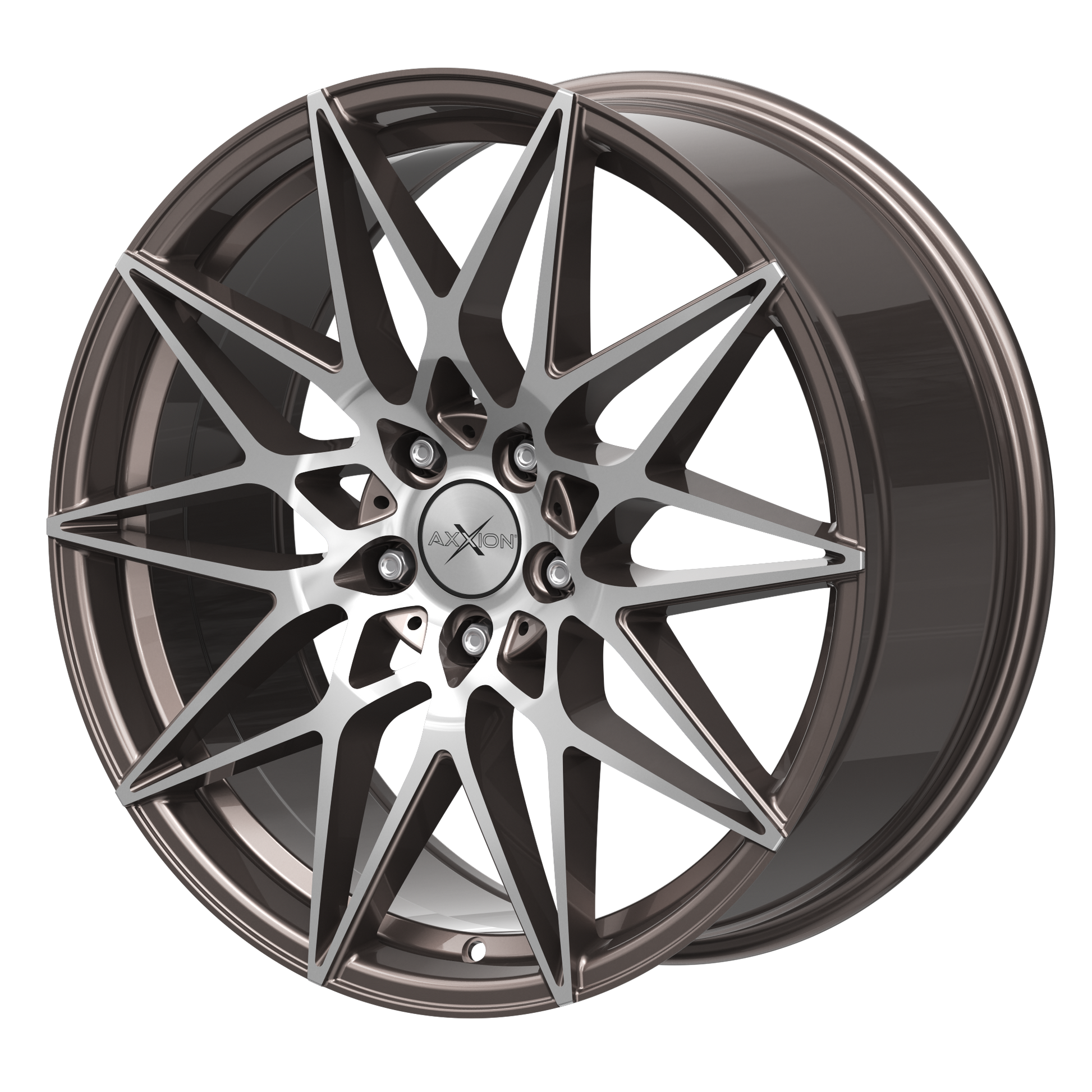 AXXION Felge AX9 Platin Grau Hochglanzpoliert