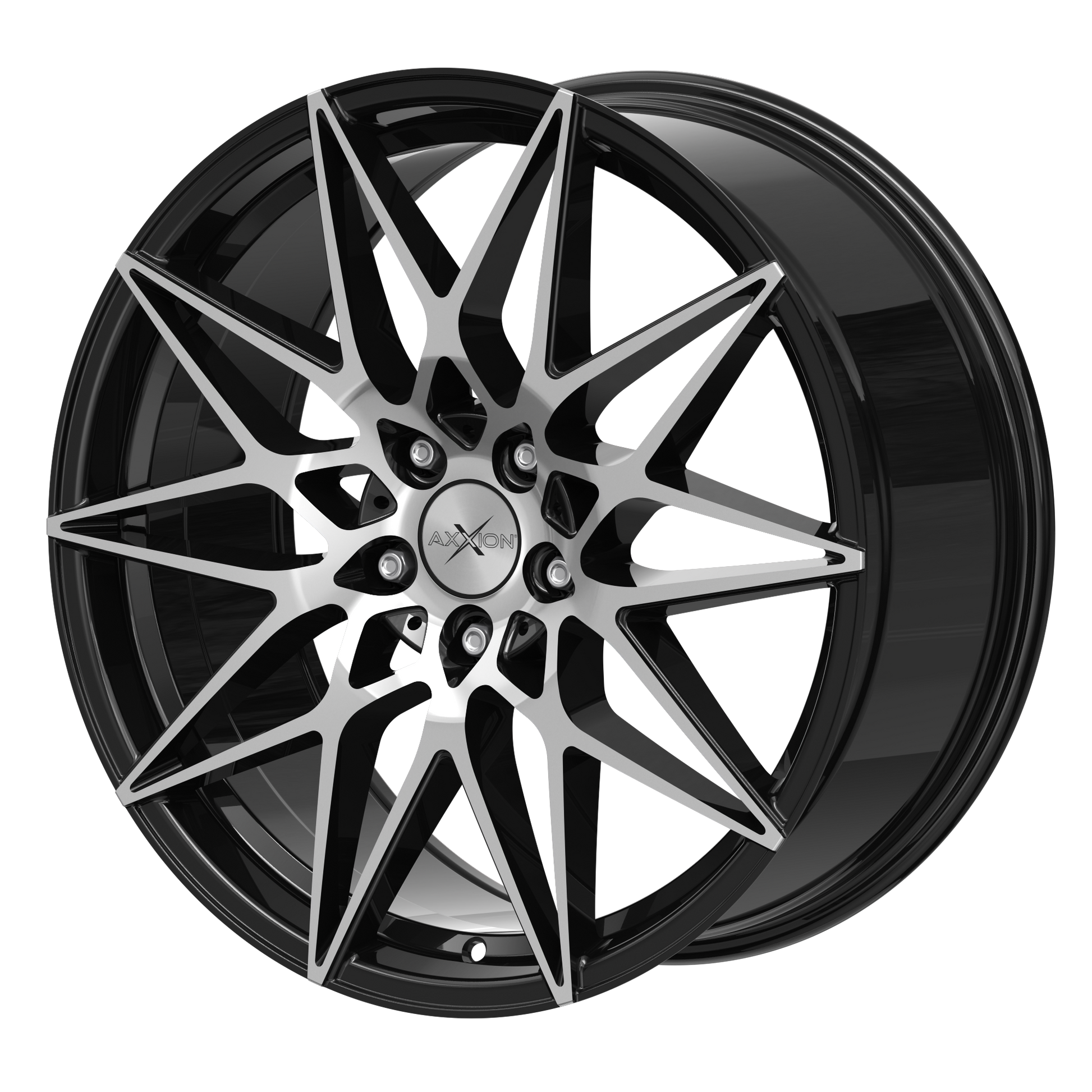 AXXION Felge AX9 Schwarz Hochglanzpoliert