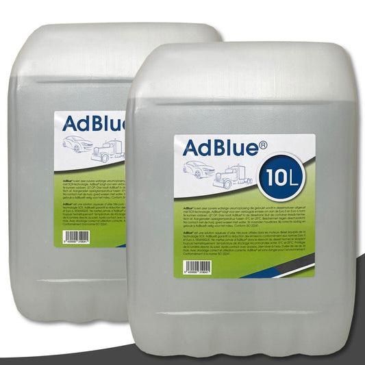 2 x 10 l AdBlue® Harnstoff mit Einfüllschlauch Additiv für Dieselmotoren