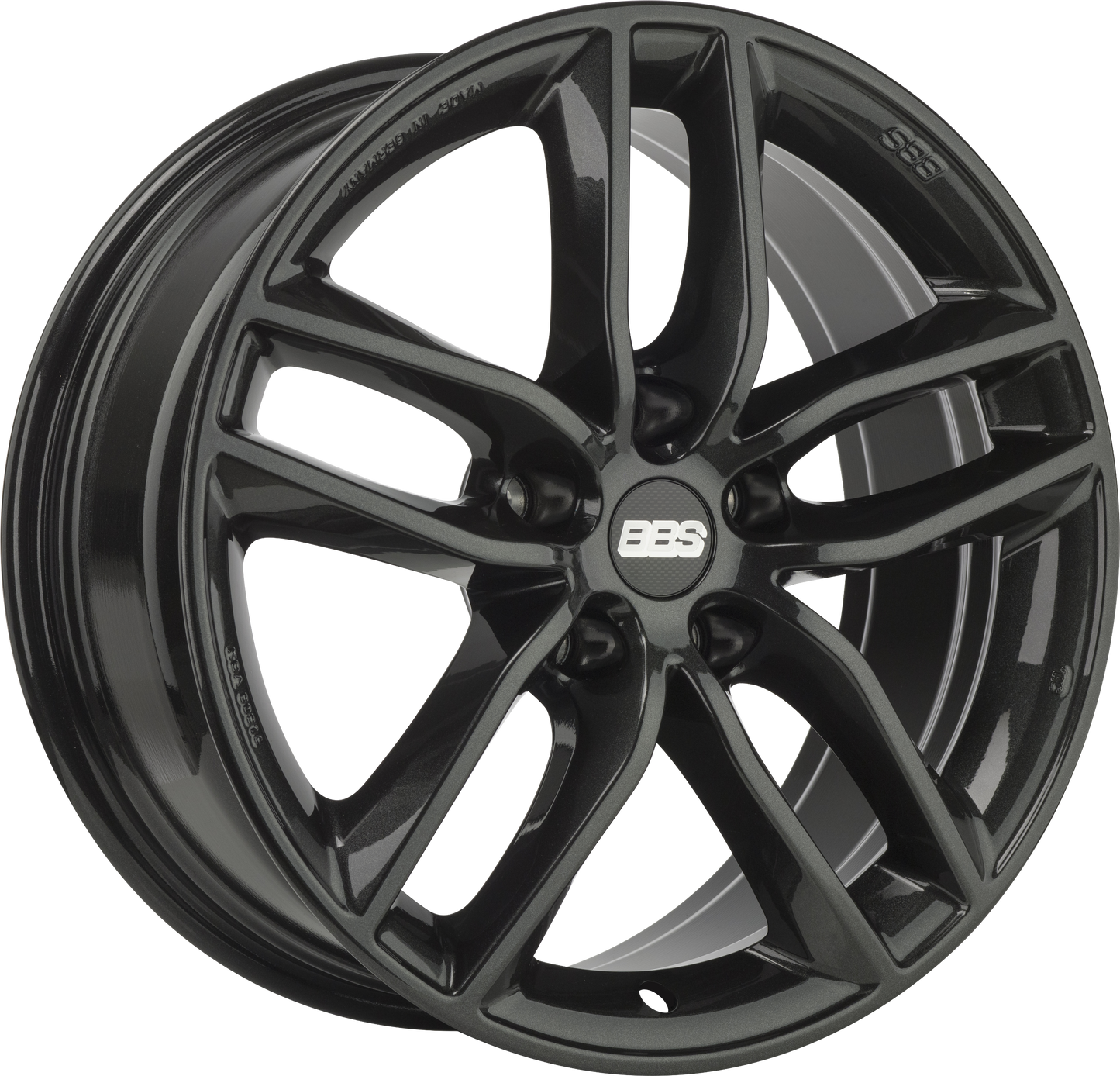 BBS SX Brillantsilber Kristallschwarz (Effektlack)