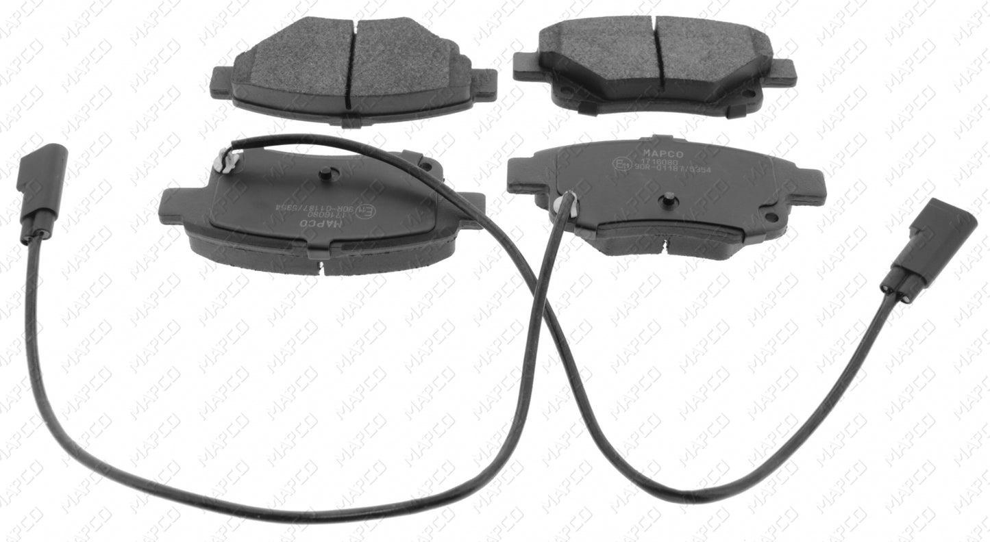 MAPCO Bremsbelagsatz, Scheibenbremse Hinterachse  6857