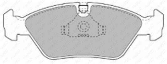 MAPCO Bremsbelagsatz, Scheibenbremse Vorderachse  6186