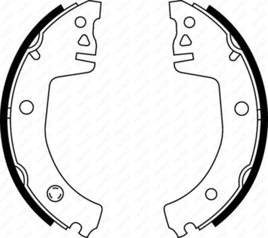 MAPCO Bremsbackensatz Hinterachse  8913