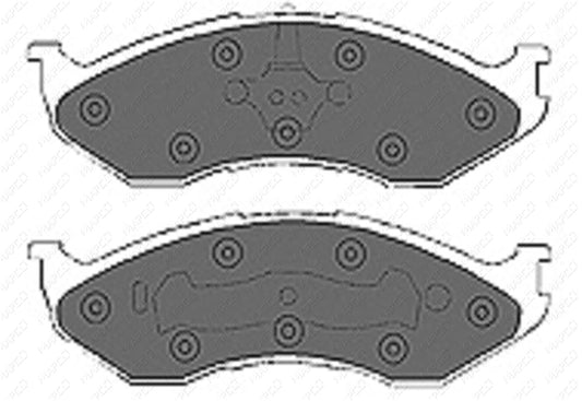 MAPCO Bremsbelagsatz, Scheibenbremse Vorderachse  6692