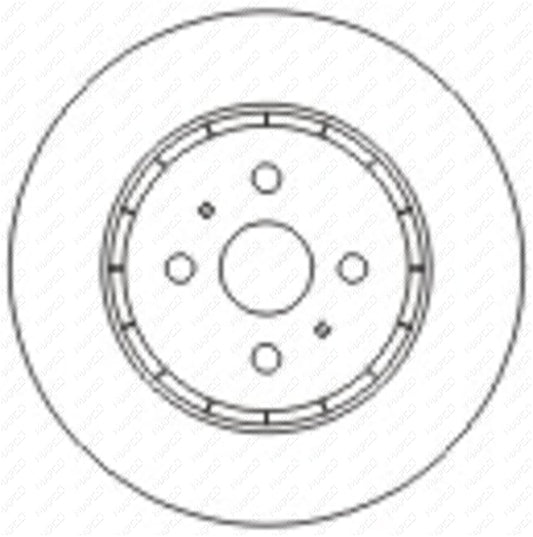 MAPCO Bremsscheibe Vorderachse  15572