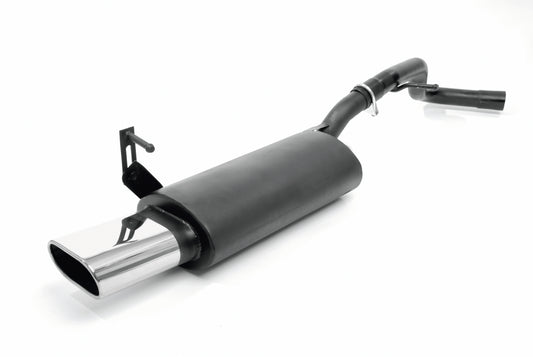 Novus Edelstahl Sportauspuff für Audi A3 / Seat Leon / VW Golf 4 / VW New Beetle 135x75mm