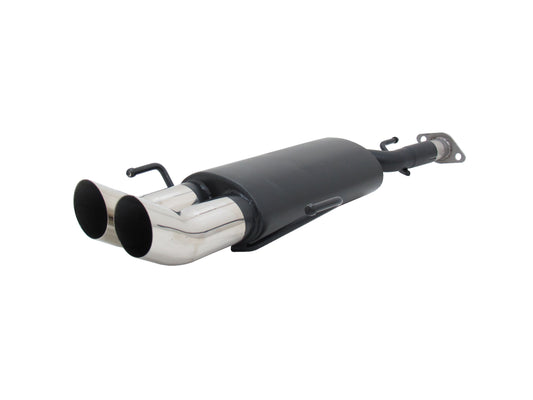 Novus Edelstahl Sportauspuff für Opel Astra G CC Fließheck  2x76 DTM